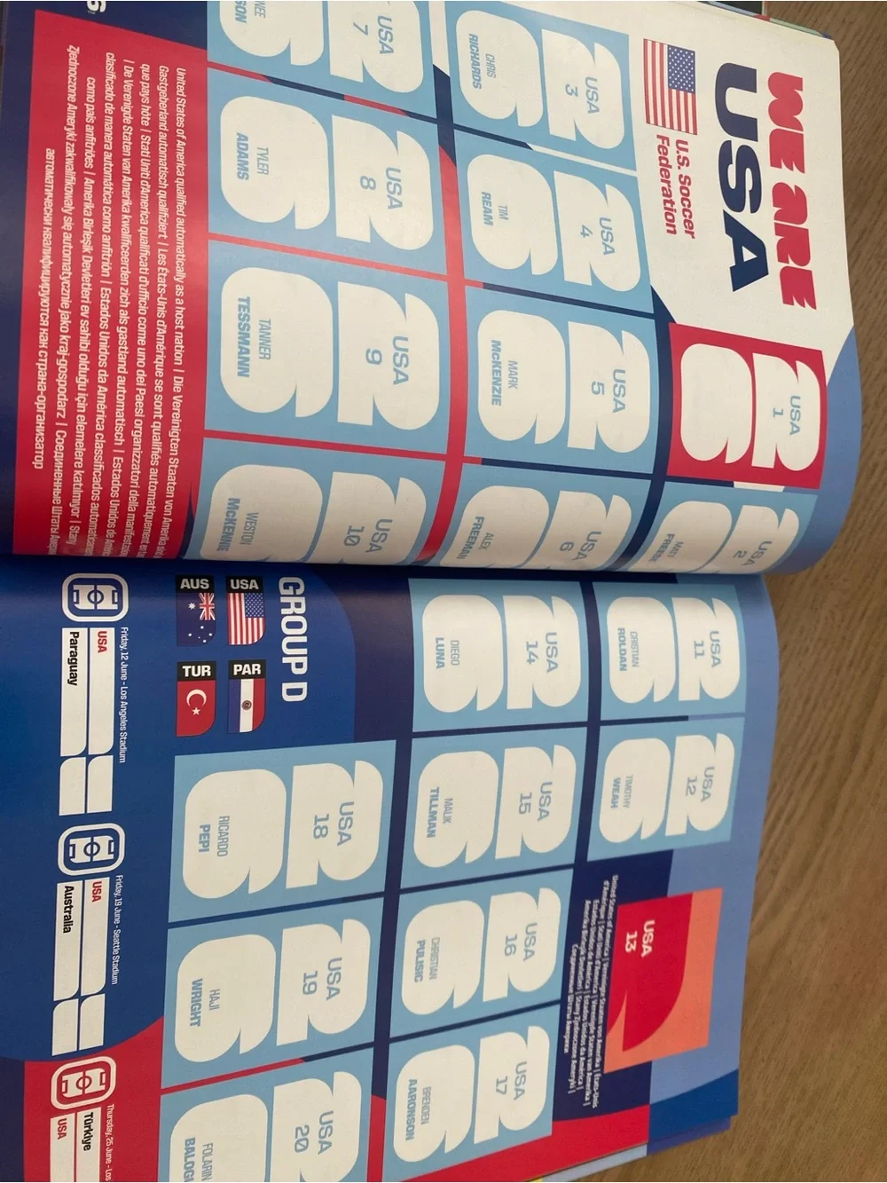 Hardcover Panini World Cup 2026 Sticker Album - White with Multicolor Accents - Picture 3 of 4